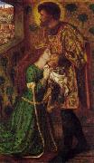 Dante Gabriel Rossetti St. George and the Princess Sabra oil on canvas